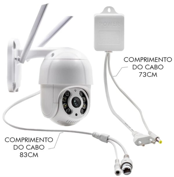 Câmera Externa Wi-Fi Auto Tracking IP66 Haiz HZ-A8 - Image 2