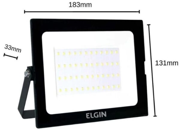 Refletor ELGIN LED 50W 6500K Luz Branca Fria - Image 2