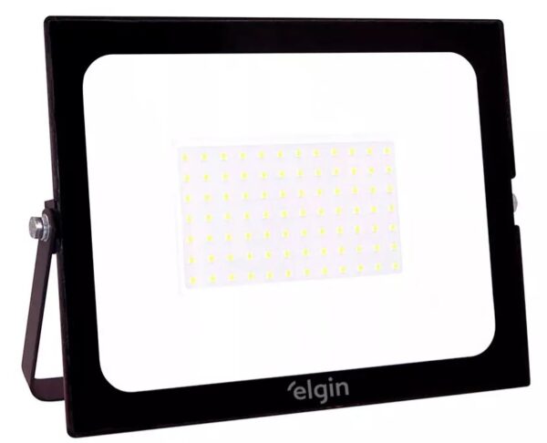 Kit 02 Refletores ELGIN LED 100W 6500K Luz Branca Fria - Image 2