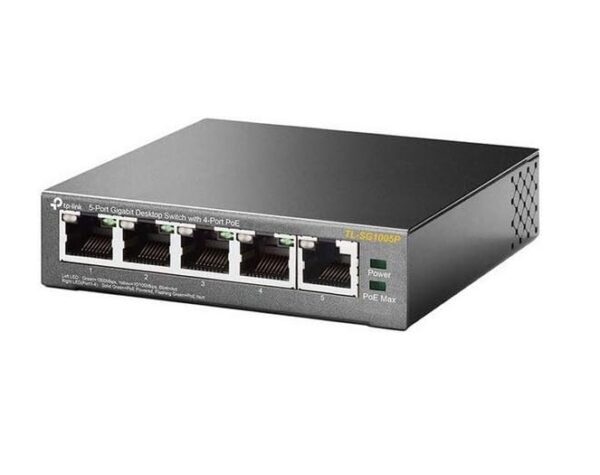 Switch TP-LINK Gigabit de 5 Portas com 4 Portas PoE+ - Image 3