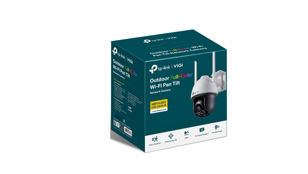 Câmera IP VIGI C540-W Externa Pan/Tilt 4MP Full-Color Wi-Fi - Imagem 7