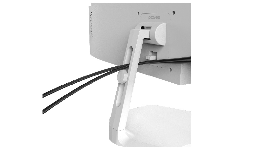 Monitor Gamer PCYES 23.8" Curvo FHD VA 100Hz 5Ms HDMI/VGA Freesync White Ghost - Imagem 3